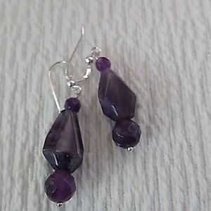 Jay King Purple  Earrings